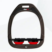 Produktbild von Flex-On Platte Grip Steigbügel Green Composite Braun Schwarz Rot