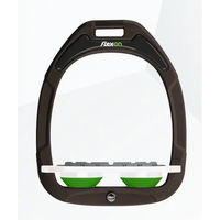 Produktbild von Flex-On Platte Grip Steigbügel Green Composite Braun Weiß Grün