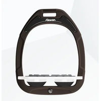 Produktbild von Flex-On Platte Grip Steigbügel Green Composite Braun Weiß Schwarz