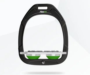 Flex-On Platte Grip Steigbügel Green Composite Grün/Grau – Bild 1 von 1
