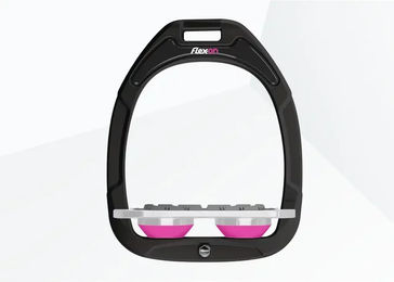 Flex-On Platte Grip Steigbügel Green Composite in Grün Grau Rosa – Bild 1 von 1
