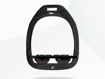 Flex-On Platte Grip Steigbügel Green Composite in Grün Schwarz Braun – Bild 1 von 1