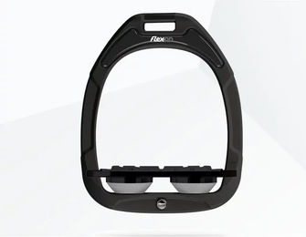 Flex-On Platte Grip Steigbügel Green Composite in Grün Schwarz Grau – Bild 1 von 1
