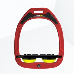 Flex-On Platte Grip Steigbügel Green Composite in Rot Schwarz Grün – Bild 1 von 1