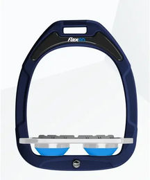 Flex-On Platte Grip Steigbügel Green Composite Marine Grau Blau – Bild 1 von 1
