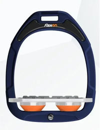 Flex-on Platte Grip Steigbügel Green Composite Marine Grau Orange – Bild 1 von 1