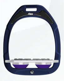 Flex-On Platte Grip Steigbügel Green Composite Marine Grau Violett – Bild 1 von 1