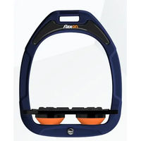 Produktbild von Flex-On Platte Grip Steigbügel Green Composite Marine Schwarz Orange