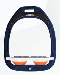 Flex-On Platte Grip Steigbügel Green Composite Marine Weiß Orange – Bild 1 von 1