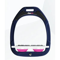 Produktbild von Flex-On Platte Grip Steigbügel Green Composite Marine Weiß Rosa