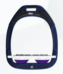 Flex-On Platte Grip Steigbügel Green Composite Marine Weiß Violett – Bild 1 von 1