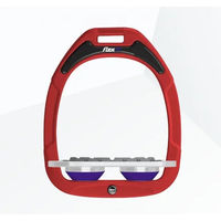 Produktbild von Flex-On Platte Grip Steigbügel Green Composite Rot Grau Violett