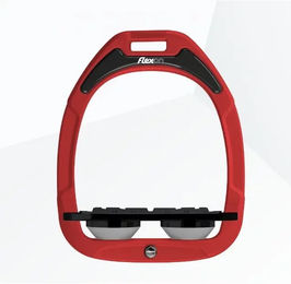 Flex-On Platte Grip Steigbügel Green Composite Rot Schwarz Grau – Bild 1 von 1