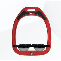 Produktbild von Flex-On Platte Grip Steigbügel Green Composite Rot Schwarz Grau