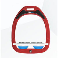 Produktbild von Flex-On Platte Grip Steigbügel Green Composite Rot Weiß Blau