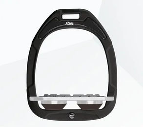 Flex-On Platte Grip Steigbügel Green Composite Schwarz Grau Braun – Bild 1 von 1