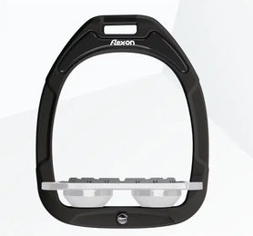 Flex-On Platte Grip Steigbügel Green Composite Schwarz Grau Weiß – Bild 1 von 1