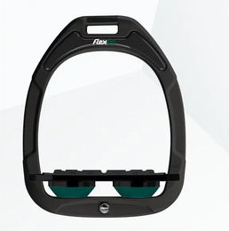 Flex-On Platte Grip Steigbügel Green Composite Schwarz Grün – Bild 1 von 1