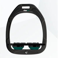 Produktbild von Flex-On Platte Grip Steigbügel Green Composite Schwarz Grün
