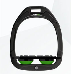 Flex-On Platte Grip Steigbügel Green Composite Schwarz/Grün – Bild 1 von 1