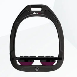 Flex-On Platte Grip Steigbügel Green Composite Schwarz Lila – Bild 1 von 1
