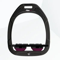 Produktbild von Flex-On Platte Grip Steigbügel Green Composite Schwarz Lila