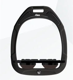 Flex-On Platte Grip Steigbügel Green Composite Schwarz/Schwarz/Braun – Bild 1 von 1