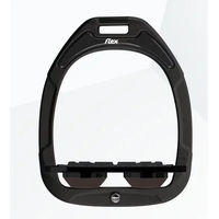 Produktbild von Flex-On Platte Grip Steigbügel Green Composite Schwarz/Schwarz/Braun