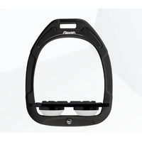 Produktbild von Flex-On Platte Grip Steigbügel Green Composite Schwarz Weiß