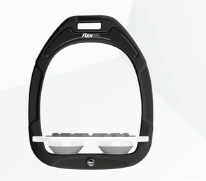 Flex-On Platte Grip Steigbügel Green Composite Schwarz Weiß Grau – Bild 1 von 1