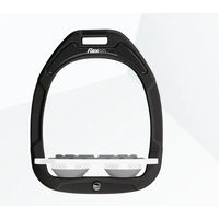Produktbild von Flex-On Platte Grip Steigbügel Green Composite Schwarz Weiß Grau