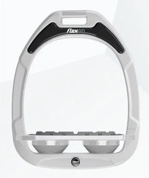 Flex-On Platte Grip Steigbügel Green Composite Weiß Grau – Bild 1 von 1