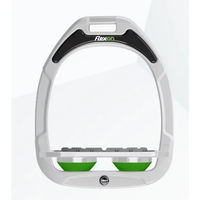 Produktbild von Flex-On Platte Grip Steigbügel Green Composite Weiß Grau Grün
