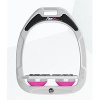 Produktbild von Flex-On Platte Grip Steigbügel Green Composite Weiß Grau Rosa