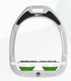 Flex-On Platte Grip Steigbügel Green Composite Weiß/Grün – Bild 1 von 1