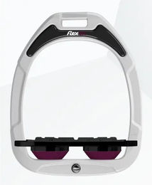 Flex-On Platte Grip Steigbügel Green Composite Weiß Schwarz Lila – Bild 1 von 1