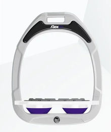 Flex-On Platte Grip Steigbügel Green Composite Weiß Violett – Bild 1 von 1