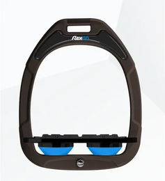 Flex-On Plattengrip Steigbügel Green Composite Braun Schwarz Blau – Bild 1 von 1