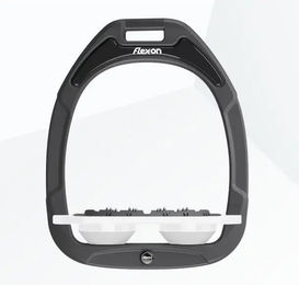 Flex-on Plattensteigbügel Green Composite Anthrazit/Weiß Ultra Grip – Bild 1 von 1