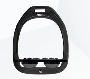 Flex-on Plattensteigbügel Ultra Grip Green Composite in Schwarz/Anthrazit – Bild 1 von 1