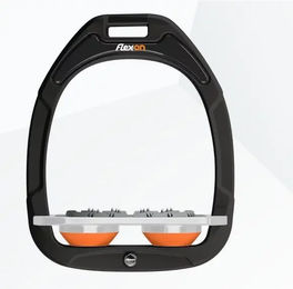 Flex-on Plattensteigbügel Ultra Grip Green Composite Schwarz Grau Orange – Bild 1 von 1