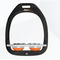 Produktbild von Flex-on Plattensteigbügel Ultra Grip Green Composite Schwarz Grau Orange