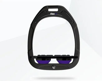 Flex-On Plattgrip Steigbügel Green Composite in Grün/Schwarz/Violett – Bild 1 von 1