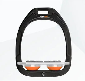 Flex-On Plattgrip Steigbügel Green Composite Schwarz Grau Orange – Bild 1 von 1