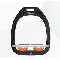 Produktbild von Flex-On Plattgrip Steigbügel Green Composite Schwarz Grau Orange