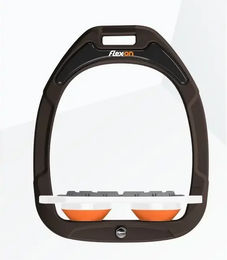 Flex-On Sättelplatte Grip Green Composite Braun Weiß Orange – Bild 1 von 1
