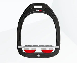 Flex-On Sättelplatten Grip in Grün Grau Rot aus Composite für Pferde – Bild 1 von 1