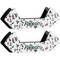 Produktbild von Flex-On Safe-On Cottage Sticker für Sattelgurte Weiß Grün Matt