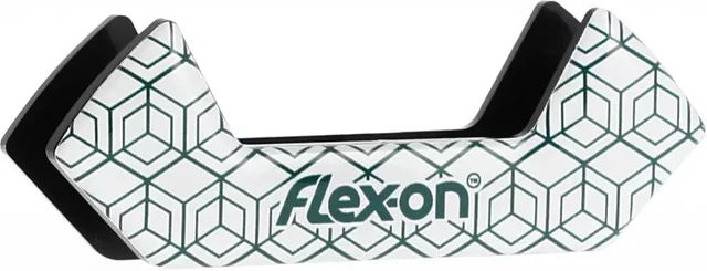Flex-On Safe-On Cubic Sattelaufkleber Weiß Grün – Bild 1 von 1