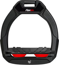 Flex-On Safe-On Kindersicherheitssteigbügel geneigt Schwarz Rot – Bild 1 von 1
